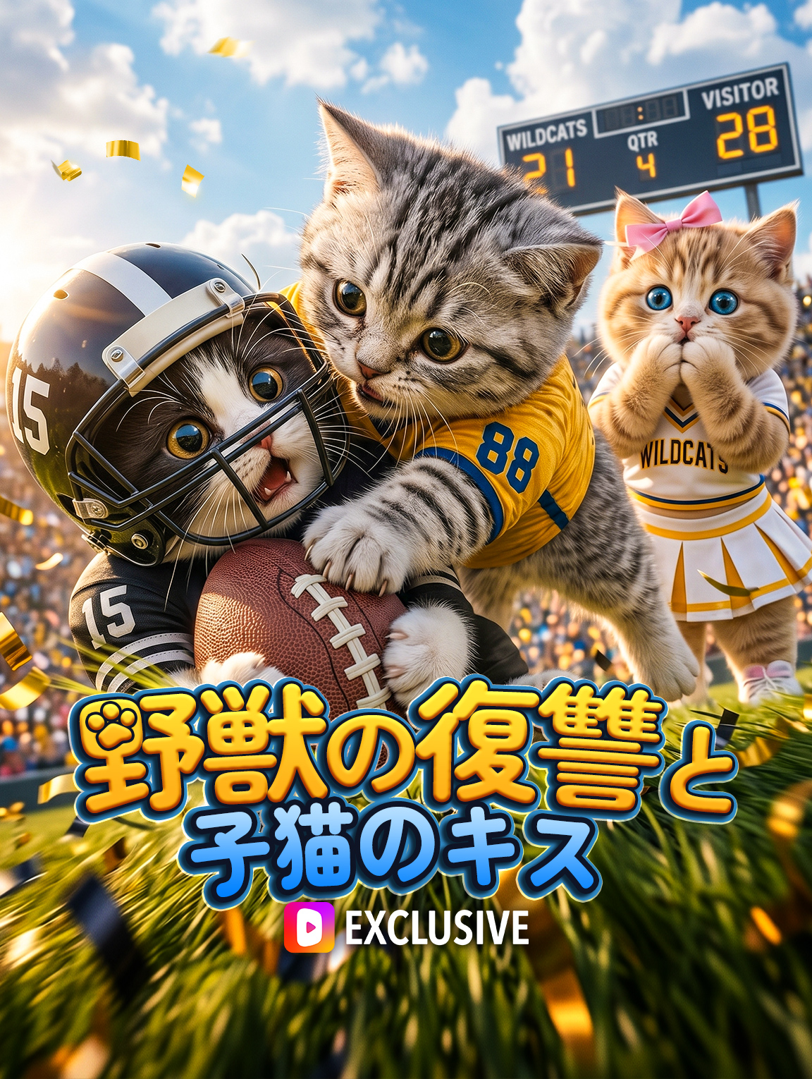野獣の復讐と、子猫のキス