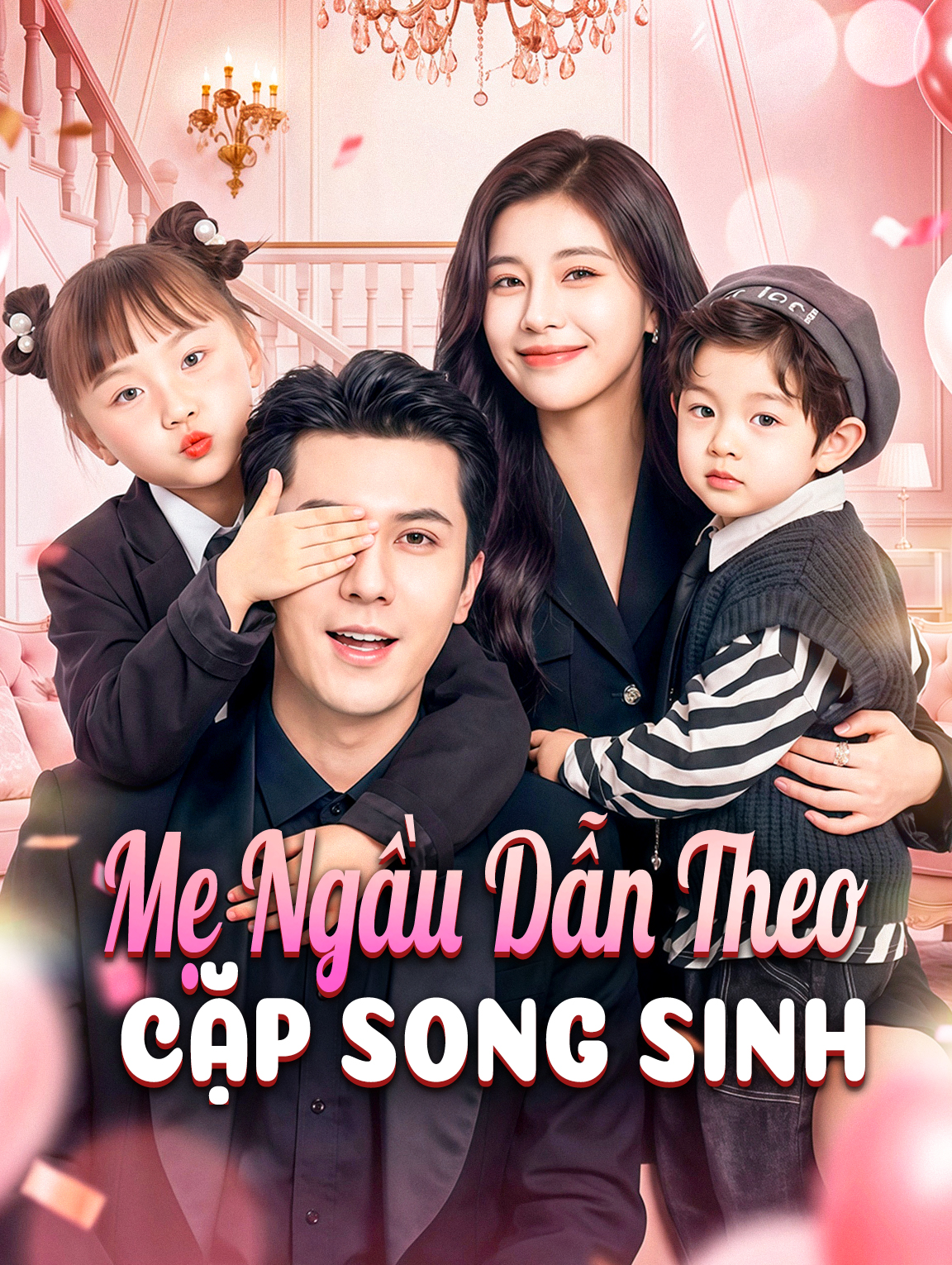 Mẹ Ngầu Dẫn Theo Cặp Song Sinh