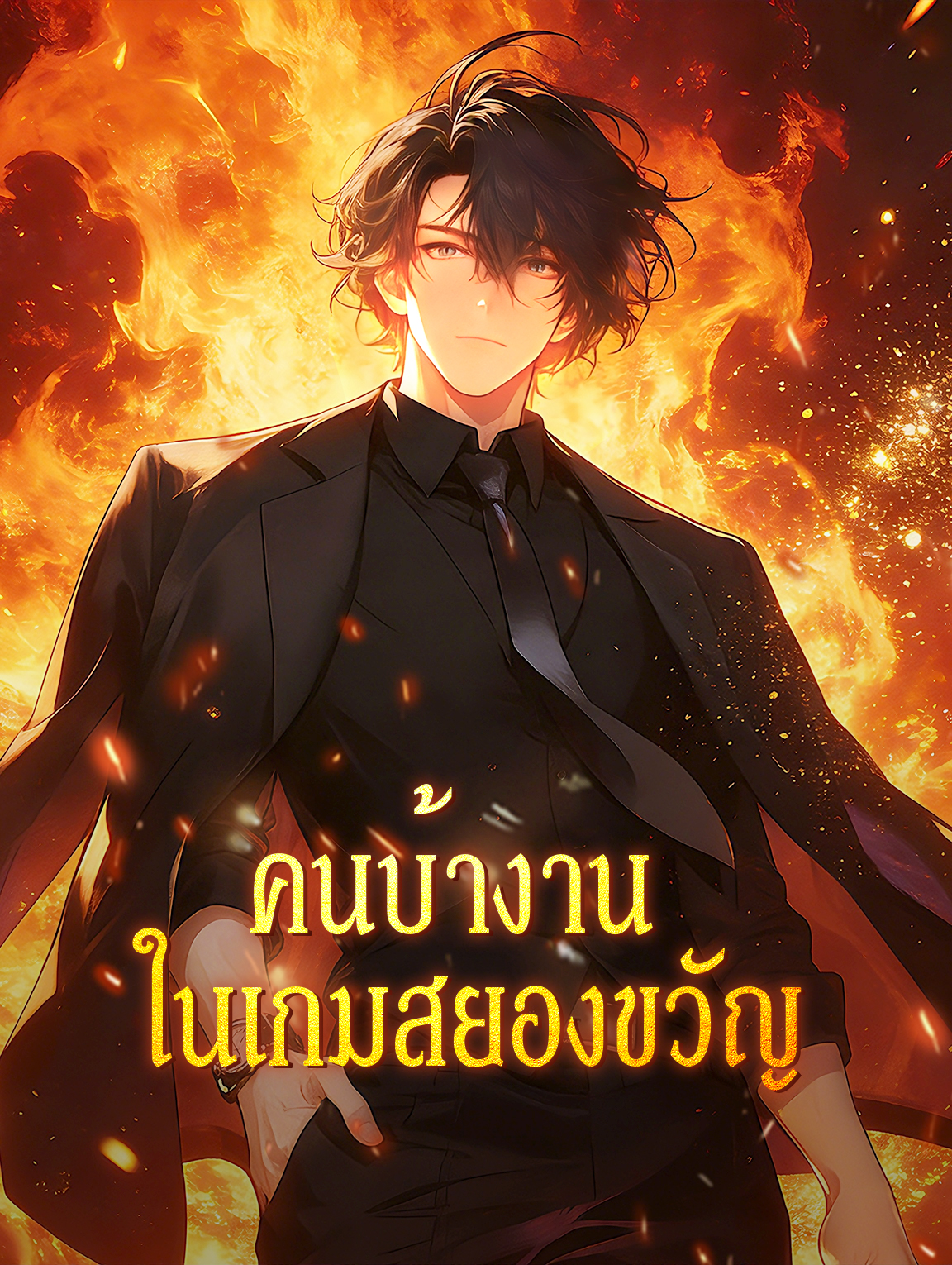 โปสเตอร์ คนบ้างาน ในเกมสยองขวัญ