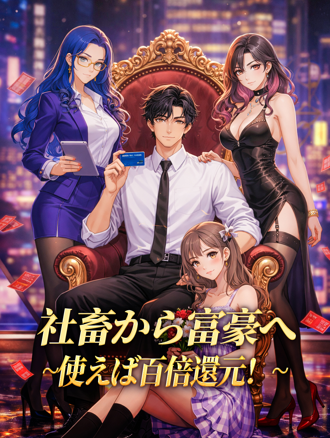 社畜から富豪へ~使えば百倍還元!~