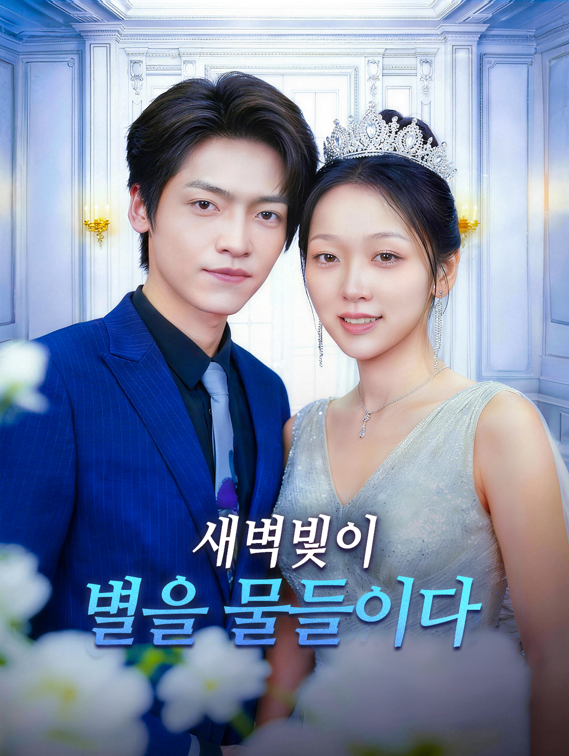 새벽빛이 별을 물들이다