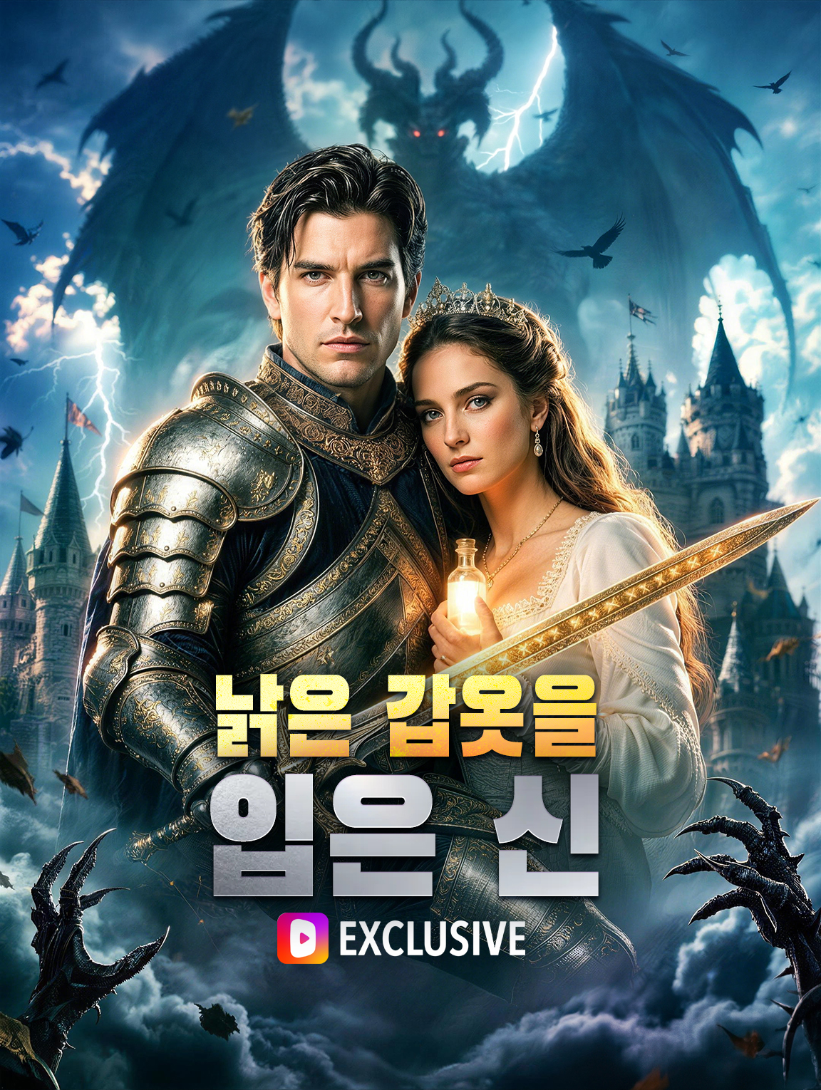 낡은 갑옷을 입은 신