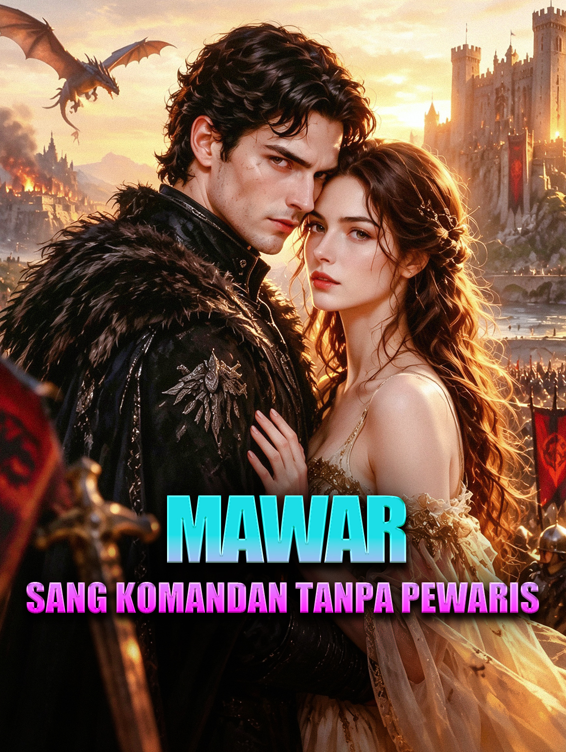 Poster Mawar Sang Komandan Tanpa Pewaris