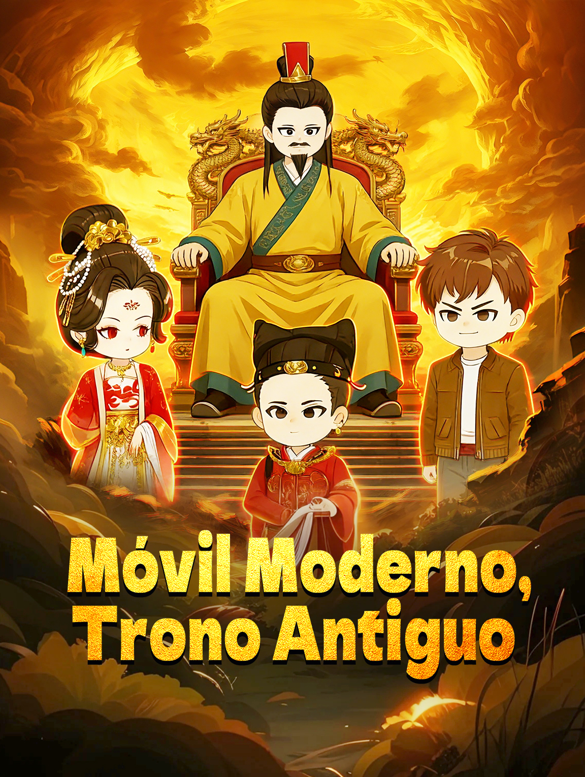 Móvil Moderno, Trono Antiguo