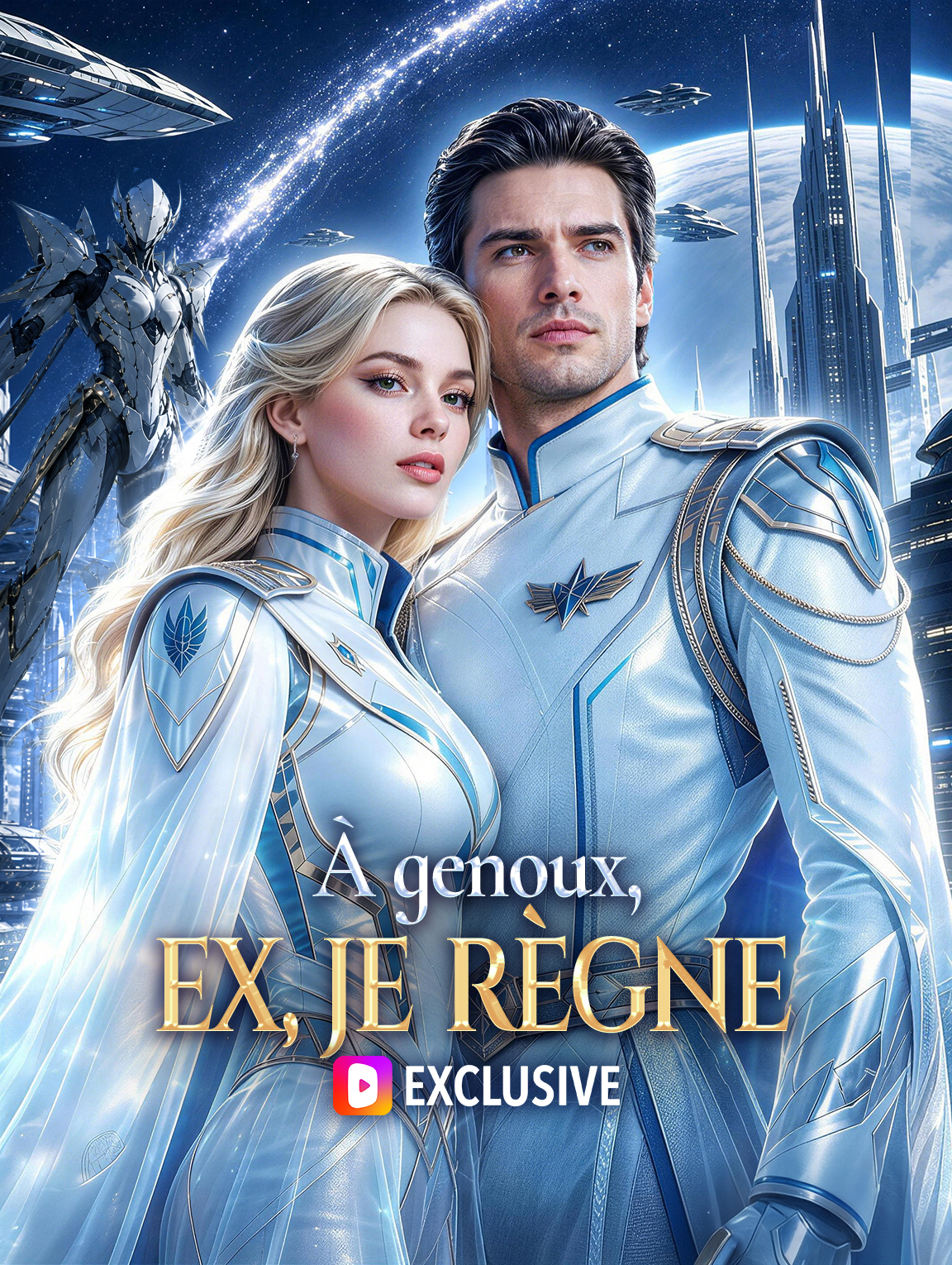 À genoux, ex, je règne poster
