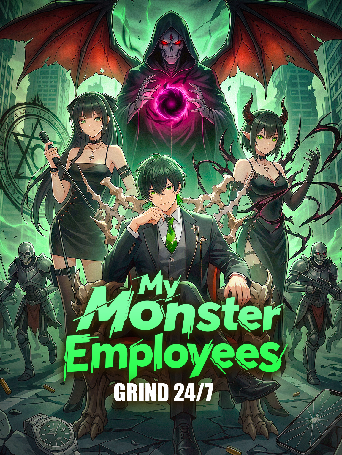 My Monster Employees Grind 24/7