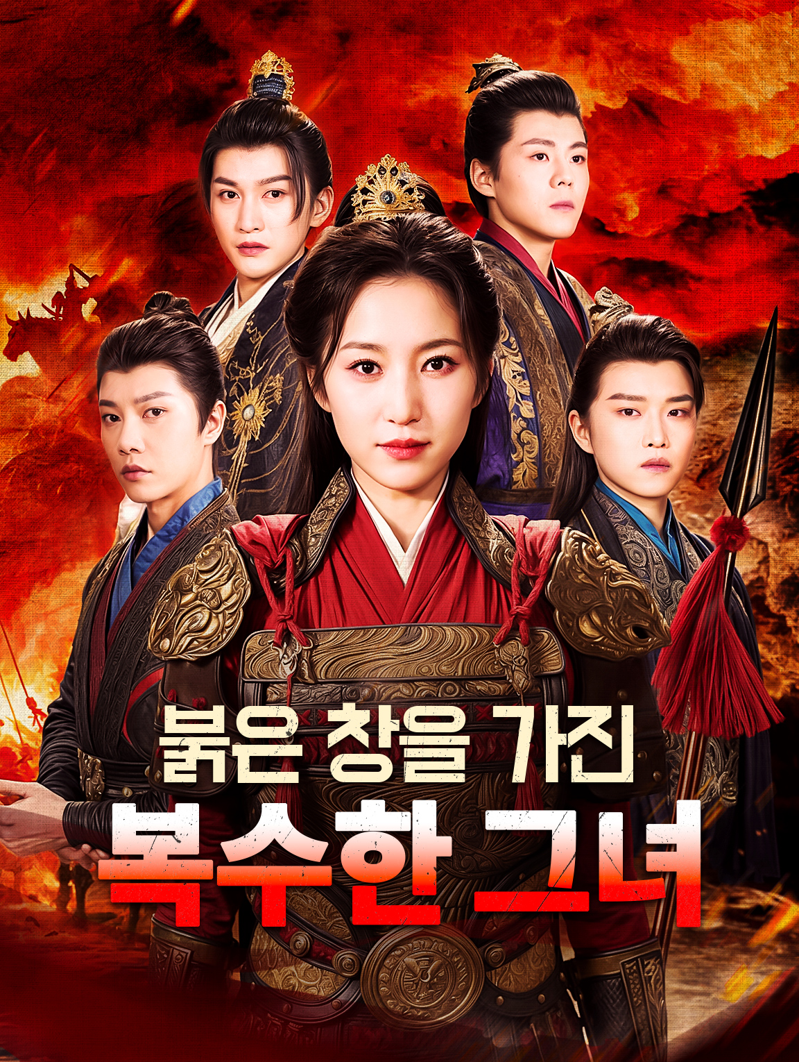 붉은 창을 가진복수한 그녀