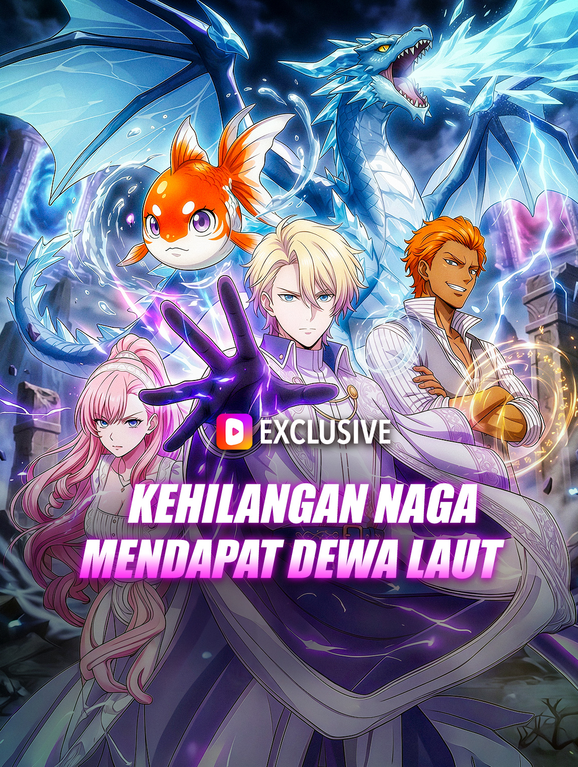 Poster Kehilangan Naga, Mendapat Dewa Laut