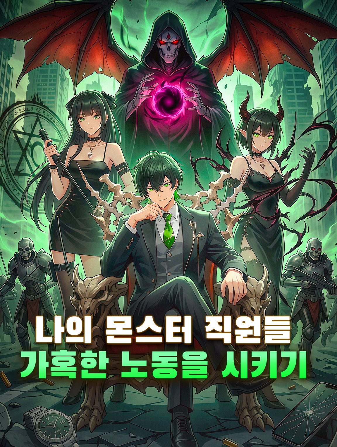 나의 몬스터 직원들 가혹한 노동을 시키기