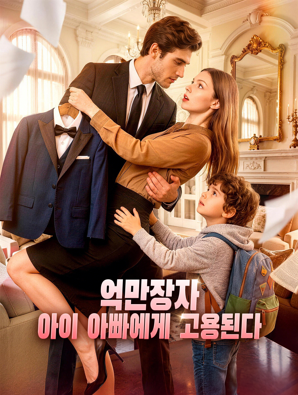 억만장자 아이 아빠에게 고용된다
