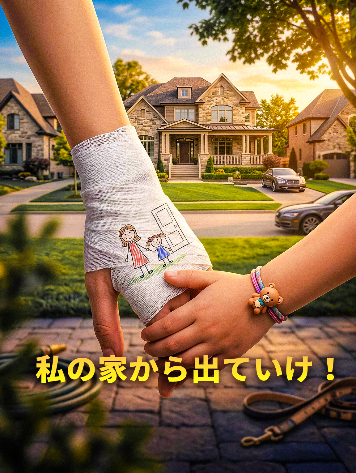 私の家から出ていけ！