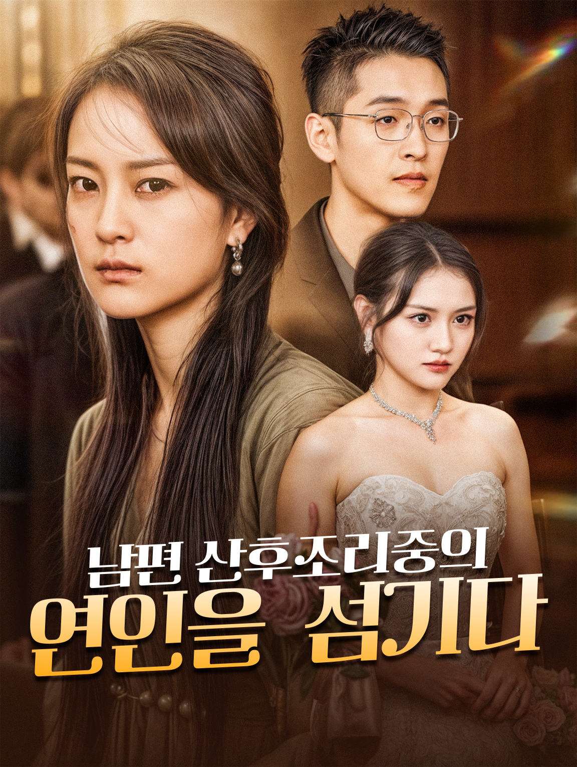 남편 산후조리중의 연인을 섬기다