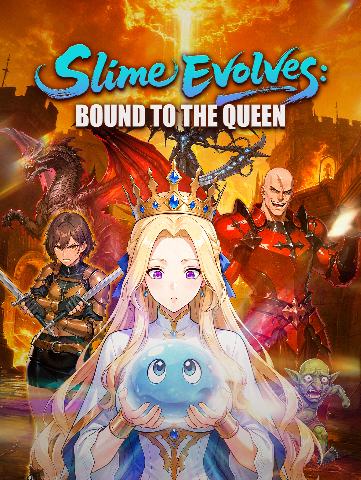 Slime Evolves: Bound to the Queen(Dubbed)