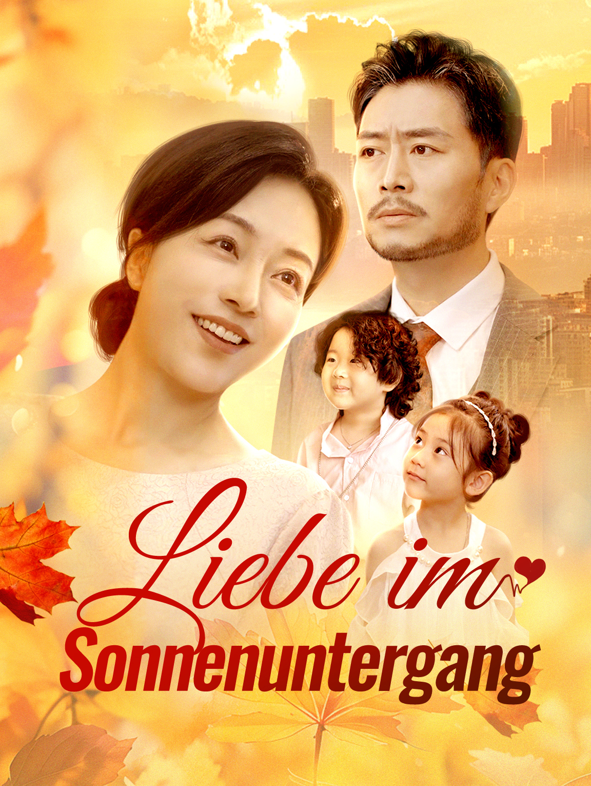 Liebe im Sonnenuntergang