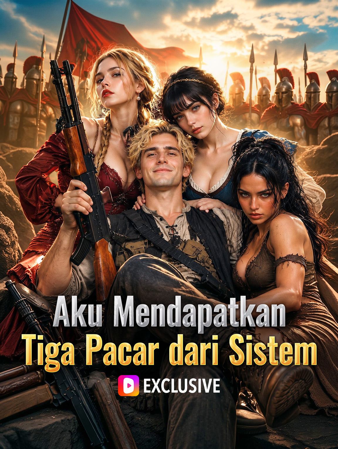 Poster Aku Mendapatkan Tiga Pacar dari Sistem