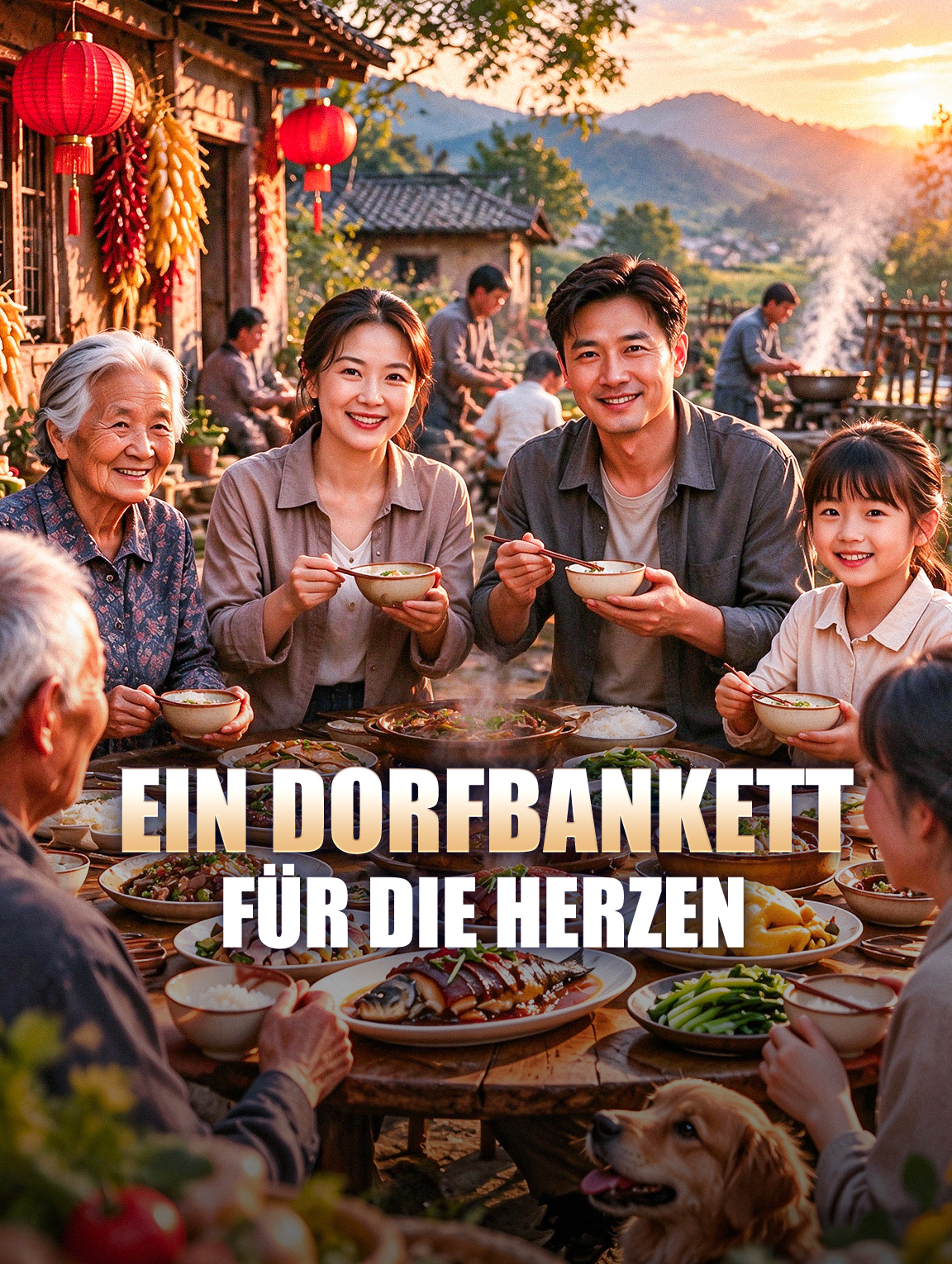 Ein Dorfbankett für die Herzen