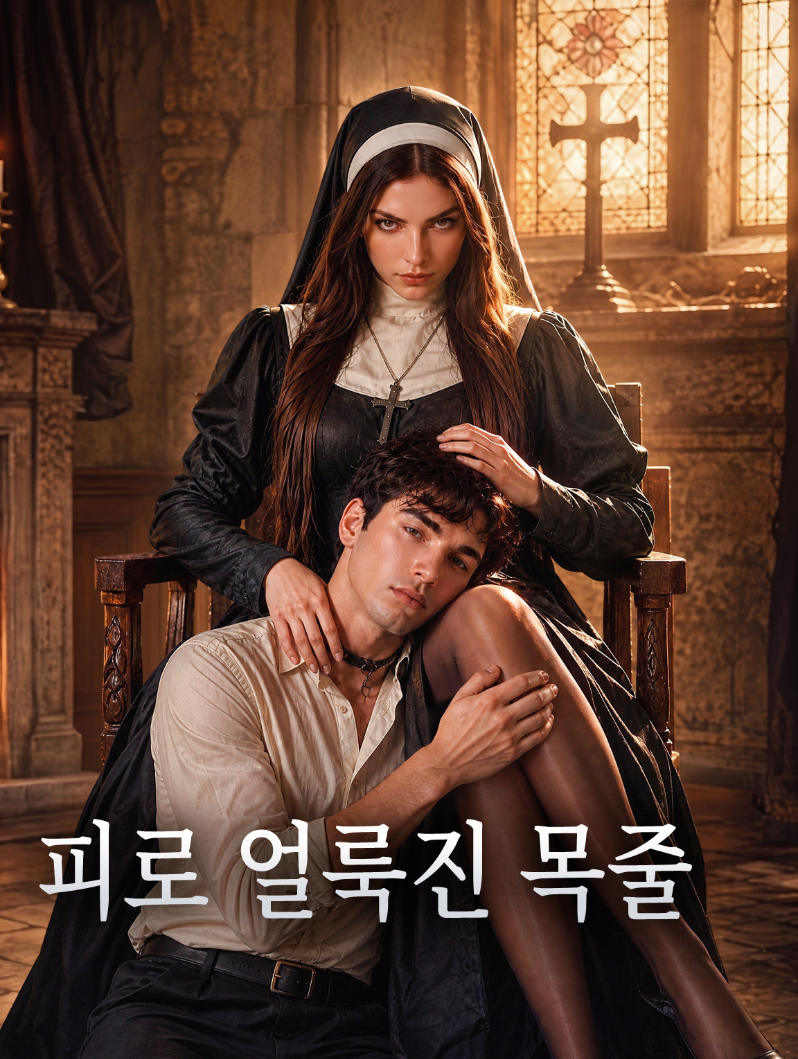 피로 얼룩진 목줄