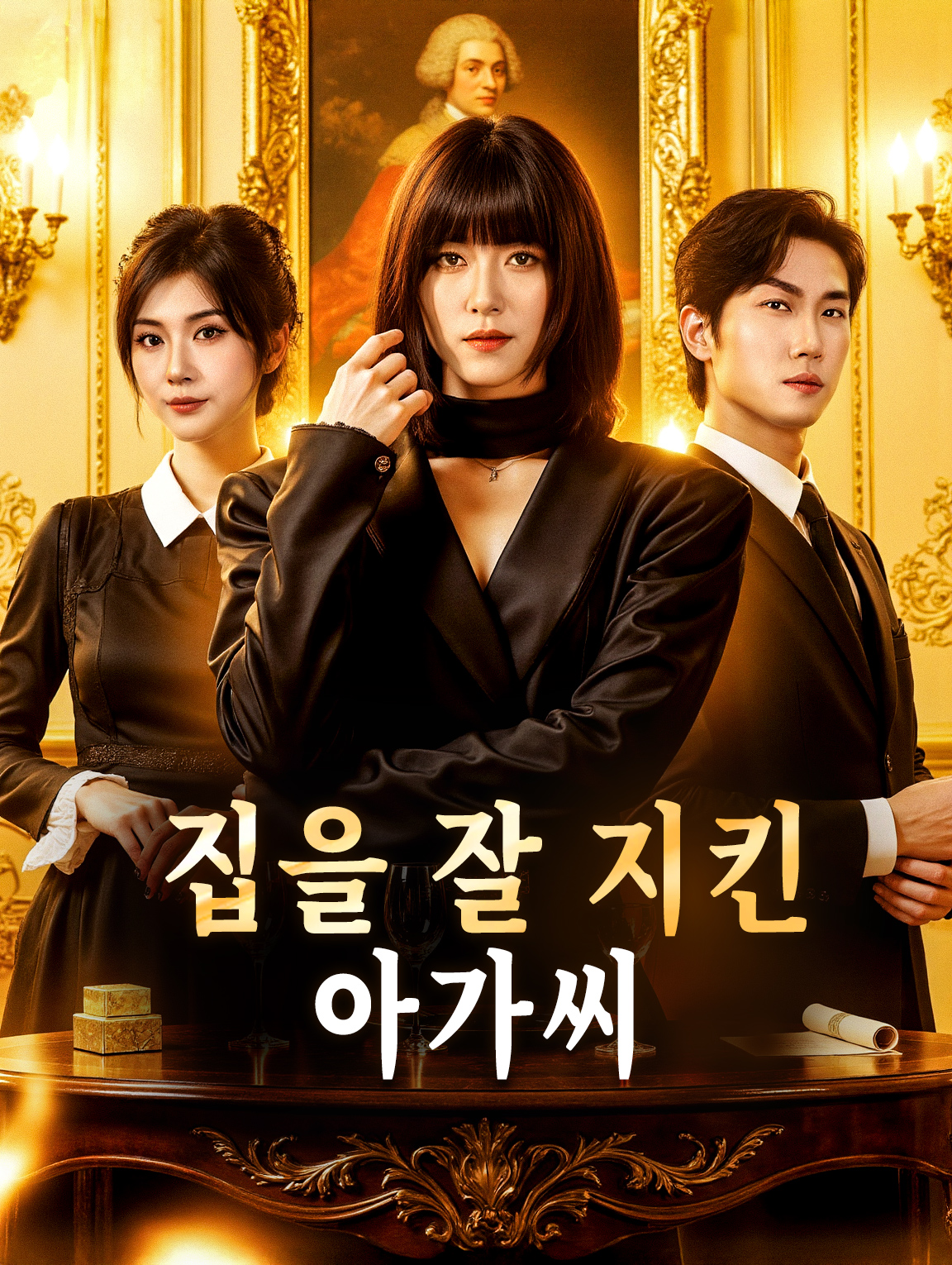 집을 잘 지킨 아가씨