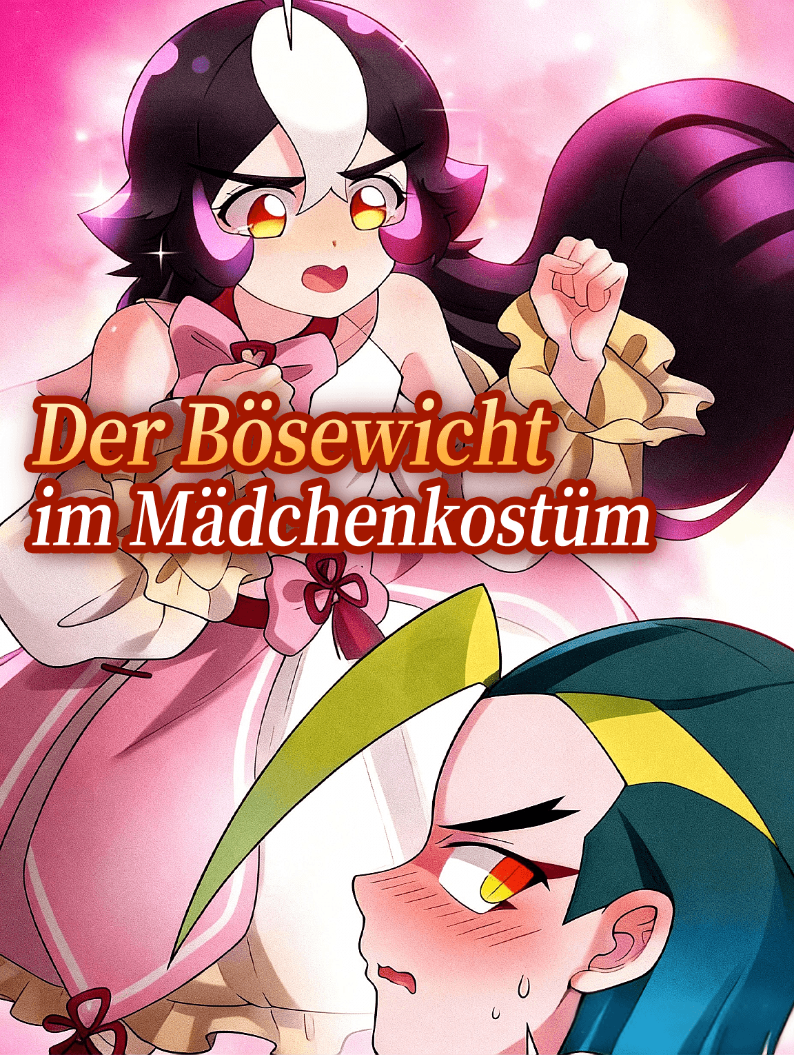 Der Bösewicht im Mädchenkostüm