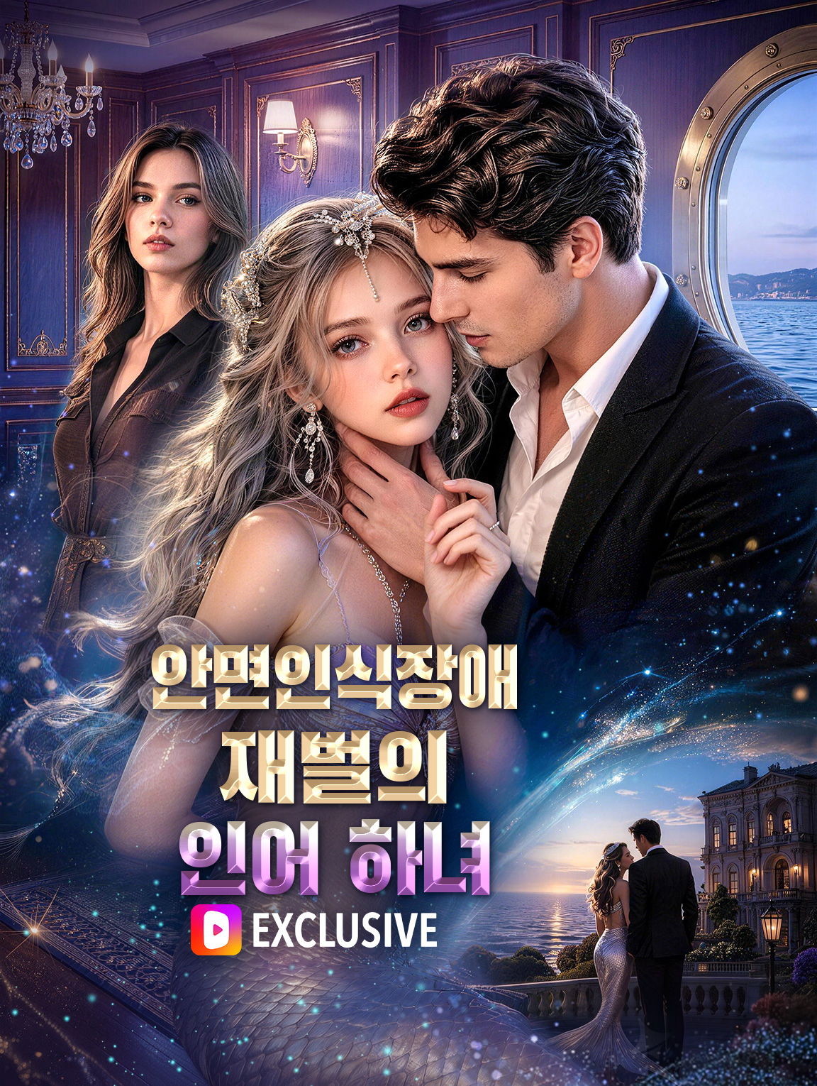 안면인식장애 재벌의 인어 하녀