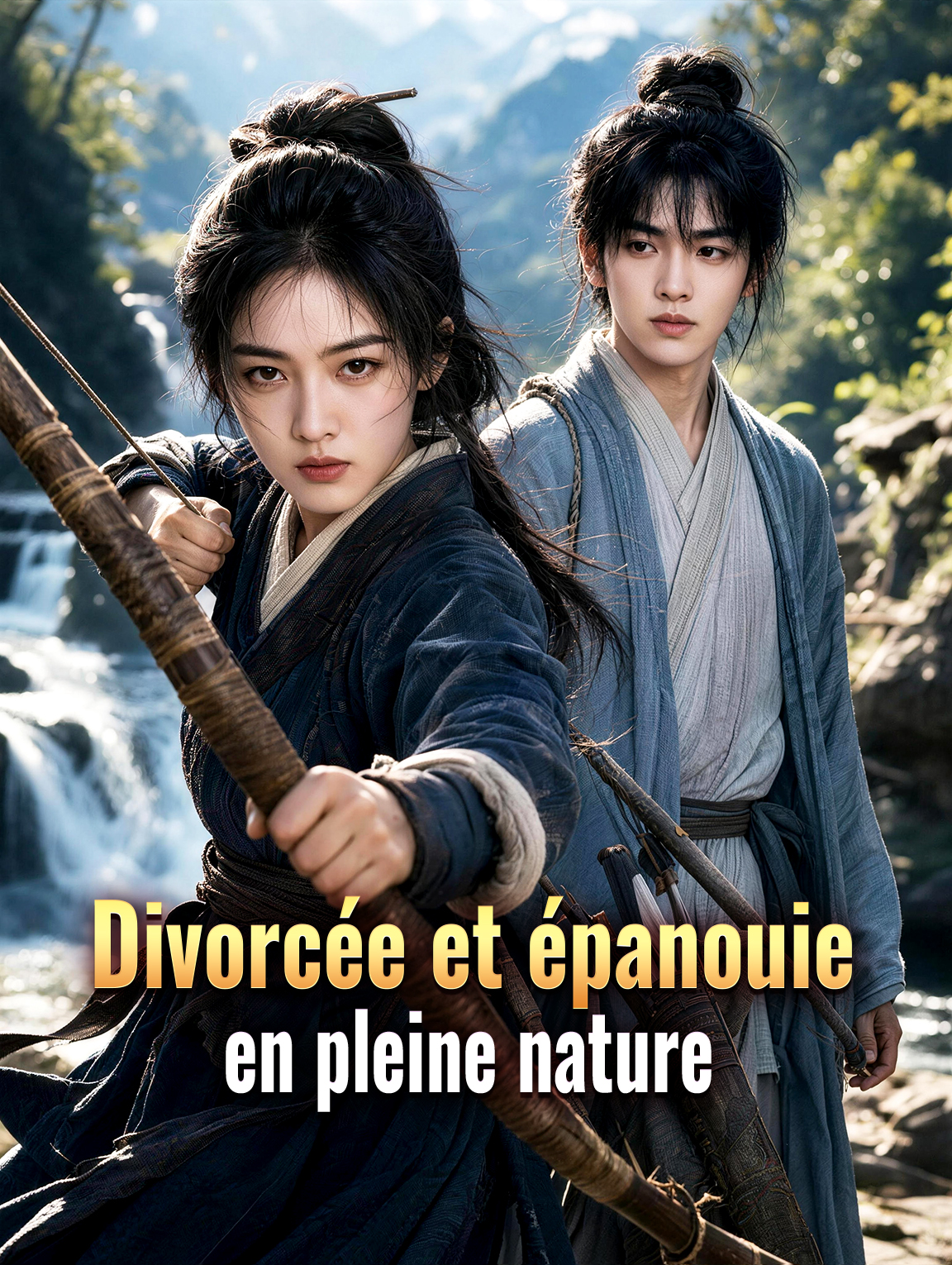 Divorcée et épanouie en pleine nature