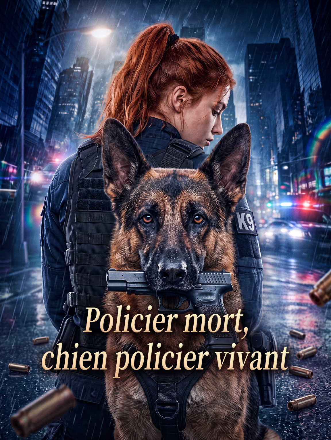 Policier mort, chien policier vivant