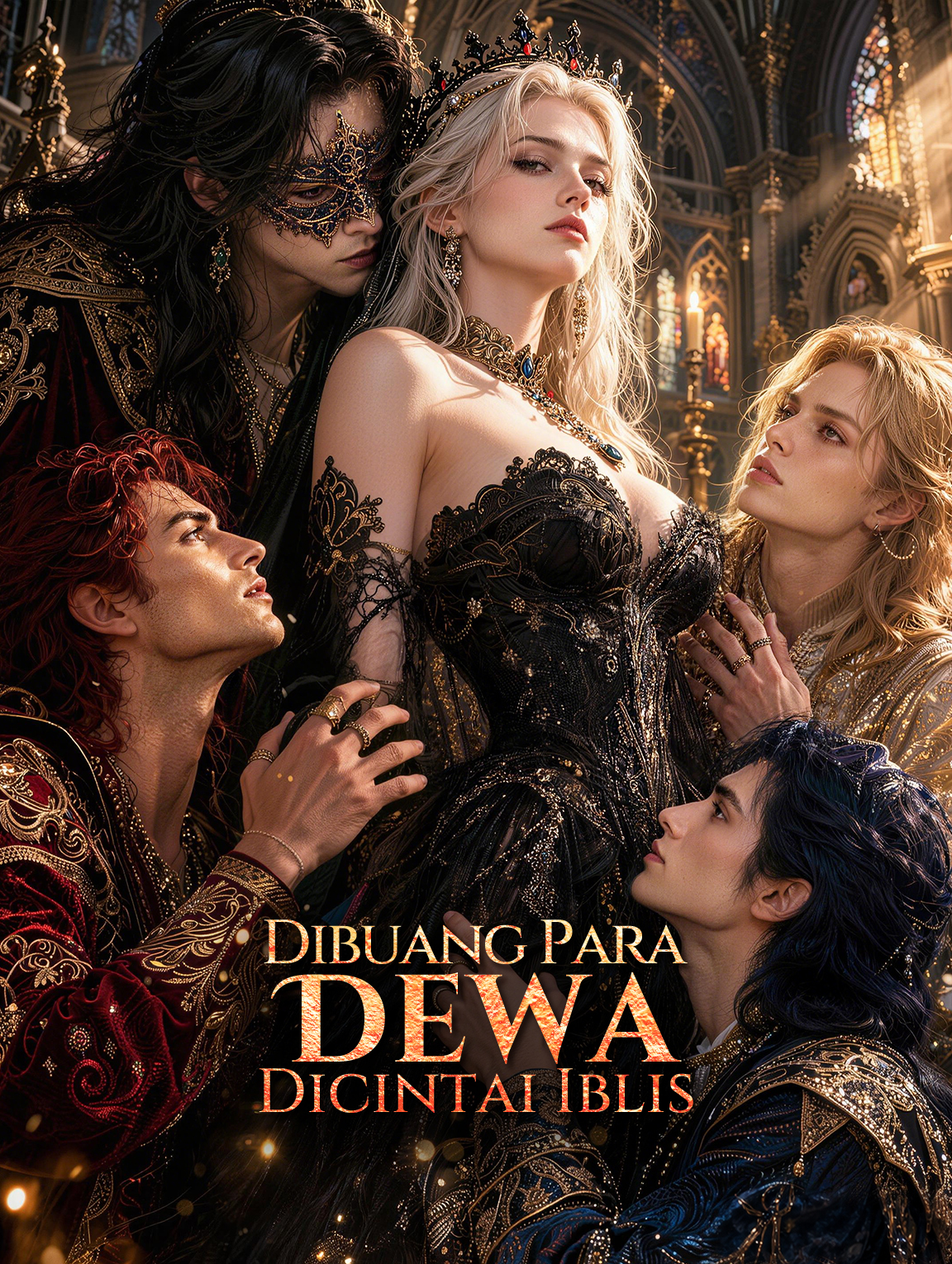 Poster Dibuang Para Dewa, Dicintai Iblis
