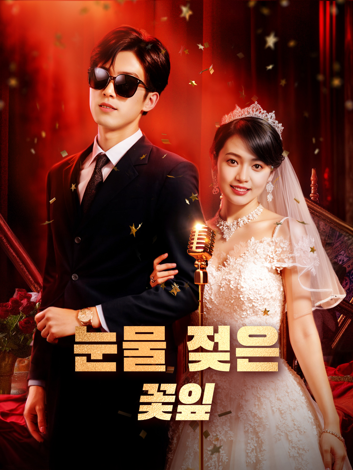 눈물 젖은 꽃잎