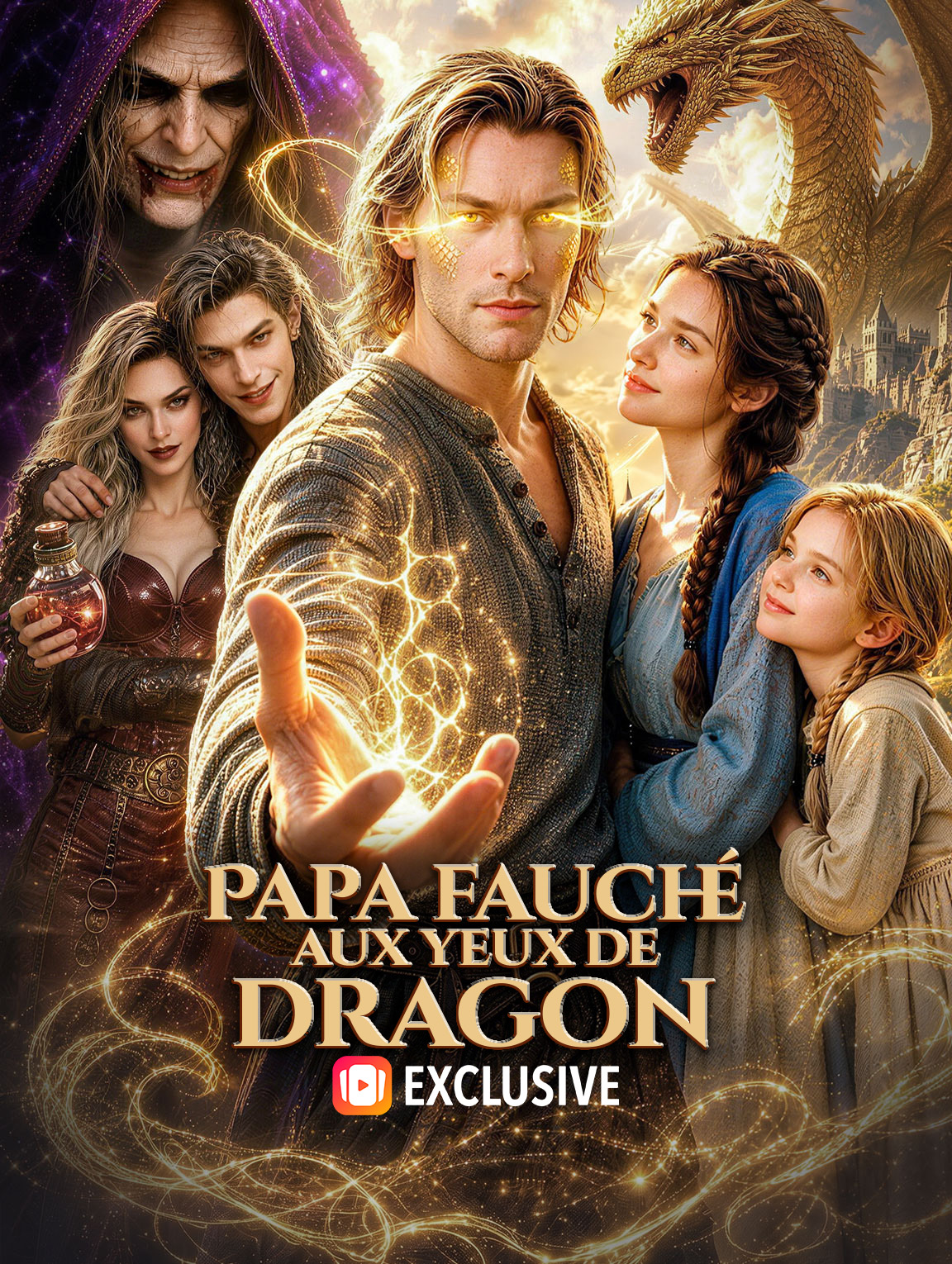 Papa fauché aux yeux de dragon