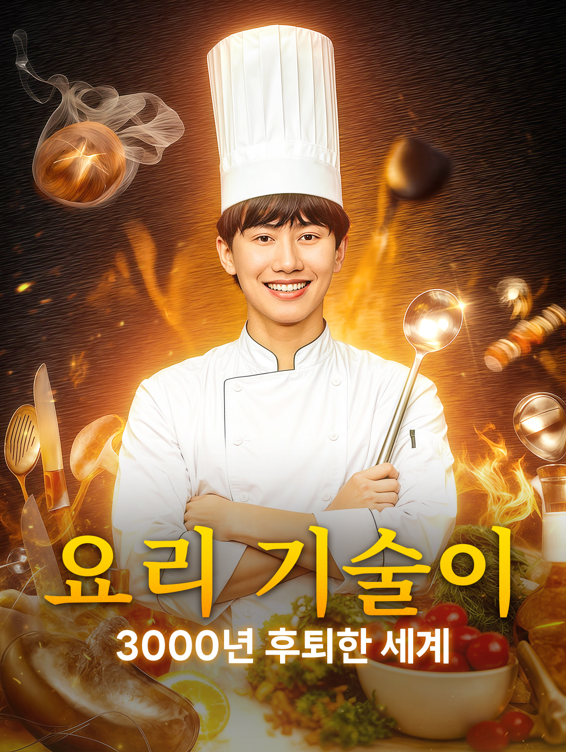 요리 기술이 3000년 후퇴한 세계