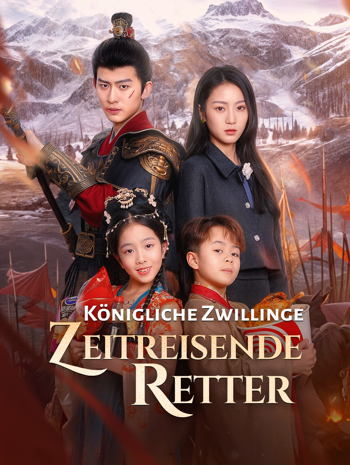 Königliche Zwillinge: Zeitreisende Retter