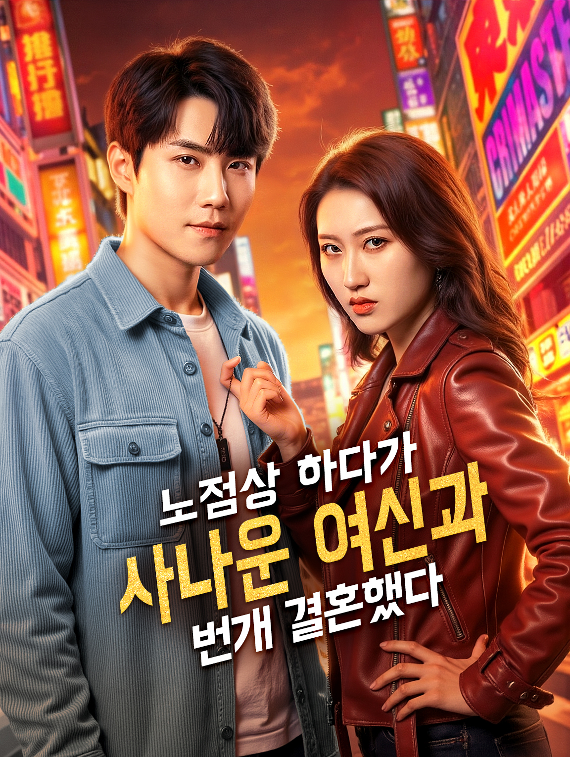 노점상 하다가 사나운 여신과 번개 결혼했다