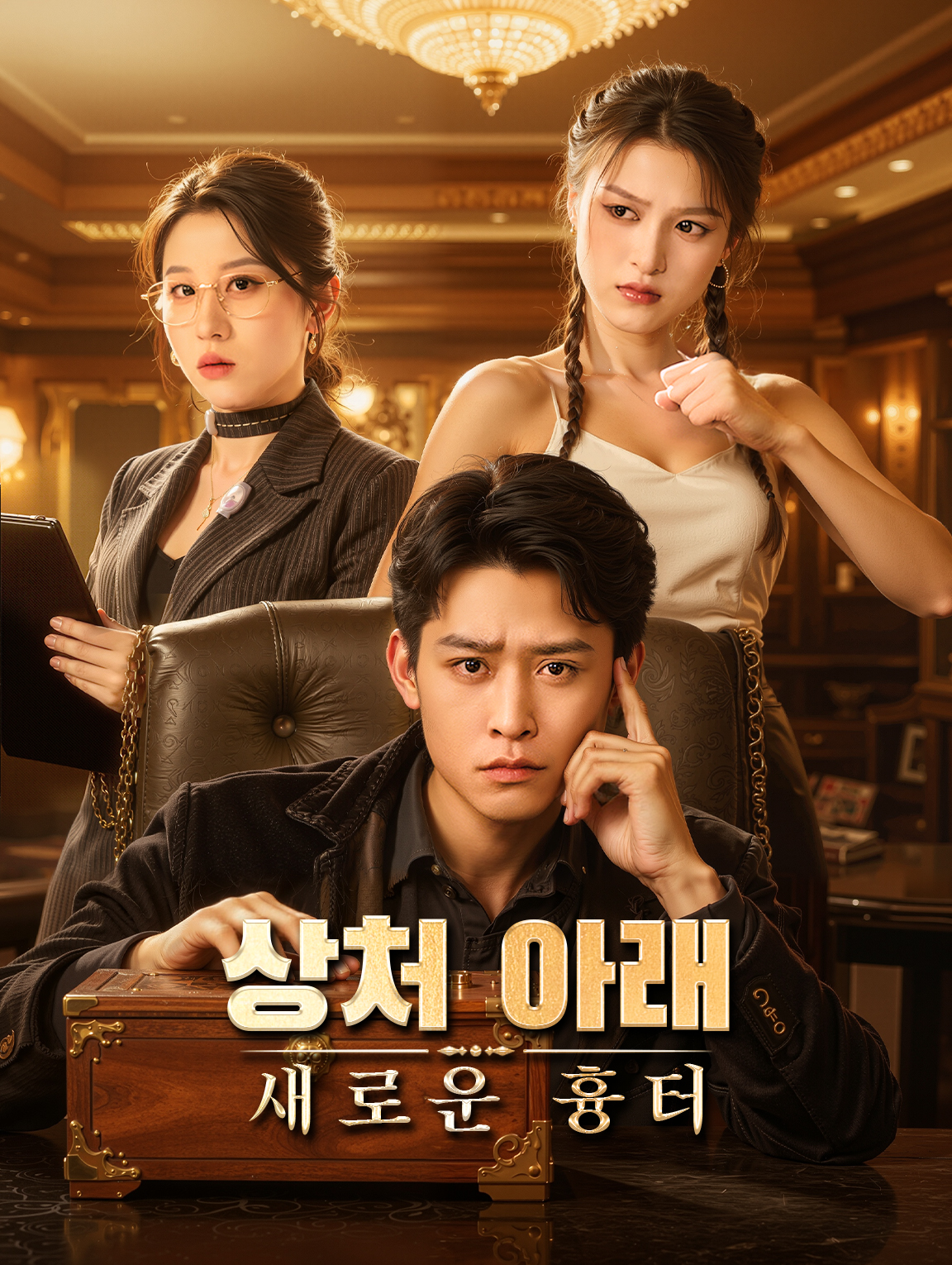 상처 아래 새로운 흉터