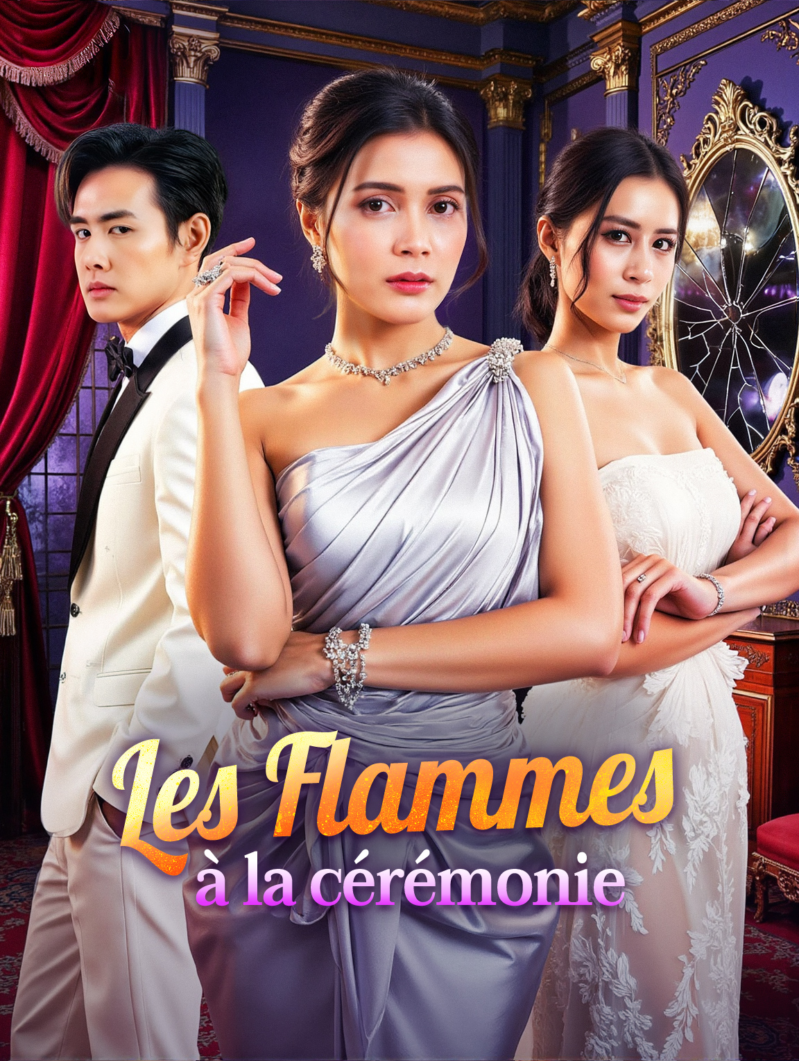 Les Flammes à la cérémonie