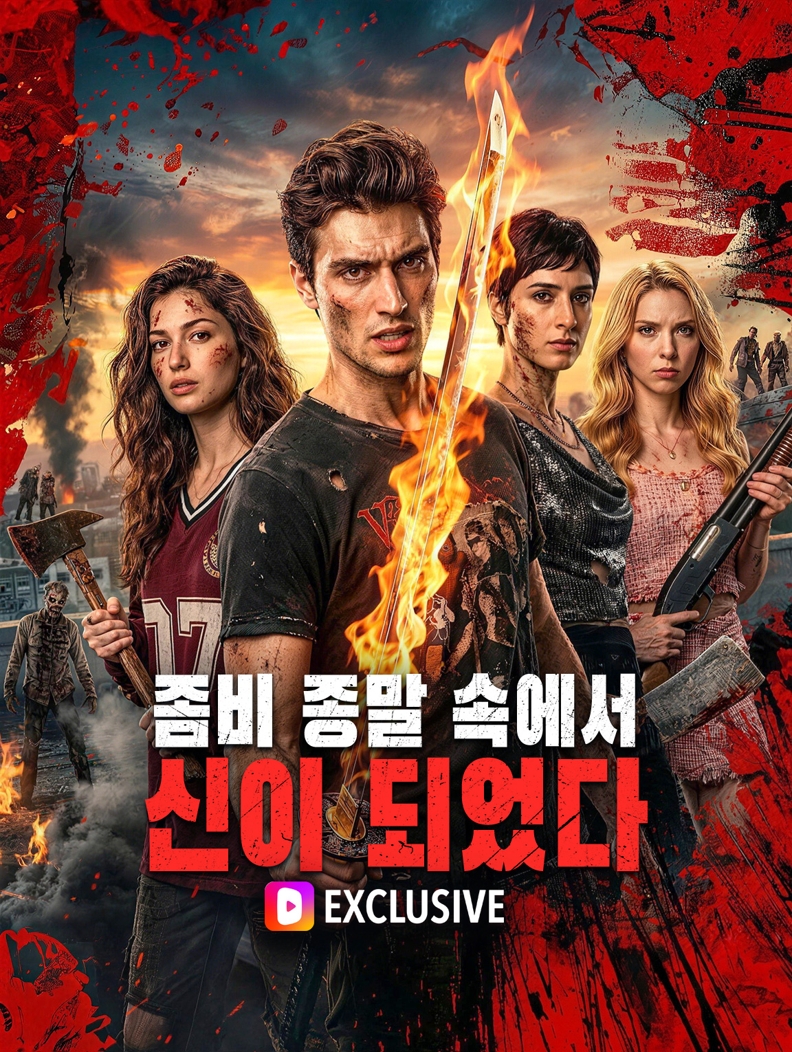 좀비 종말 속에서 신이 되었다