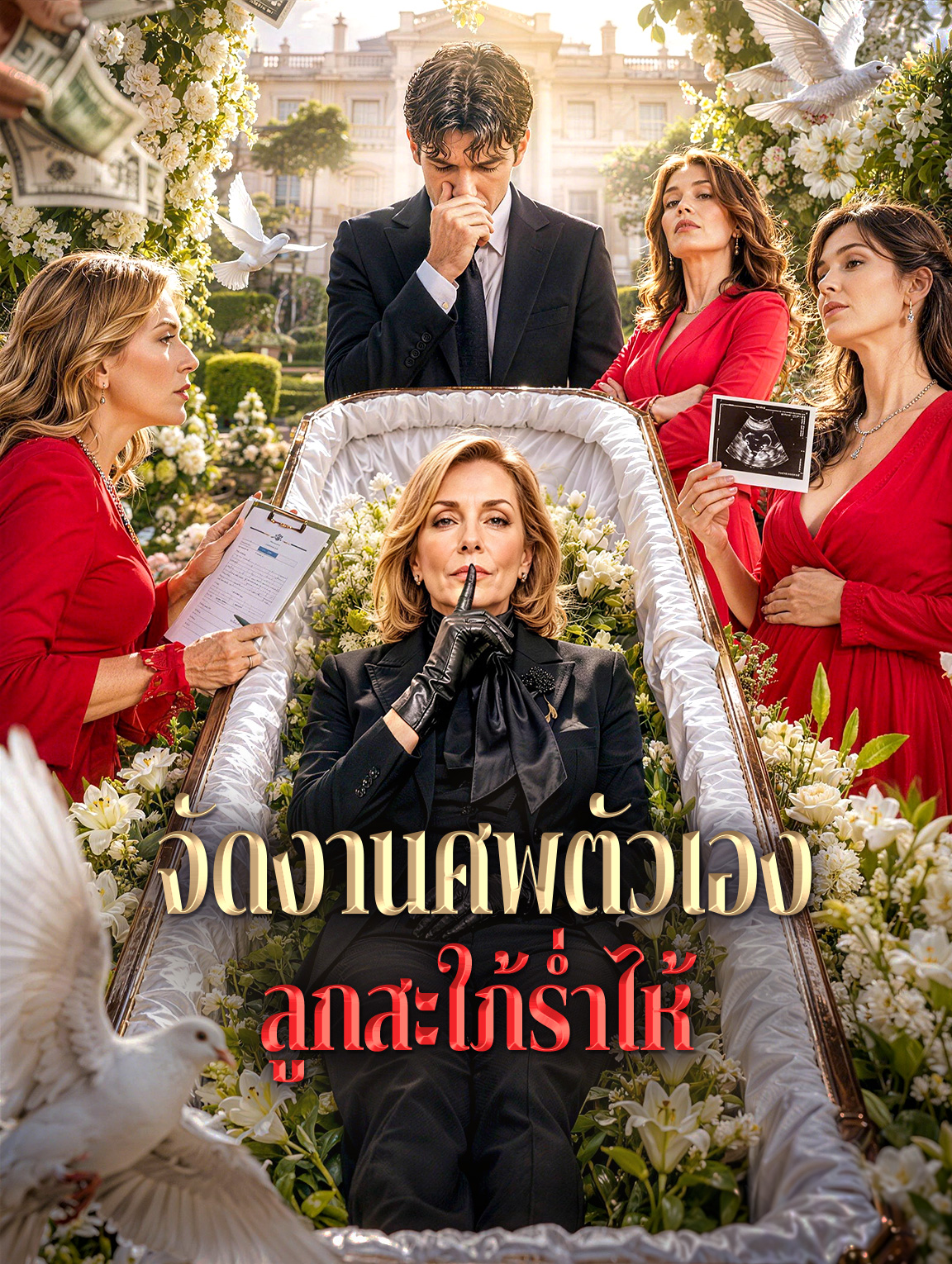 จัดงานศพตัวเอง ลูกสะใภ้ร่ำไห้