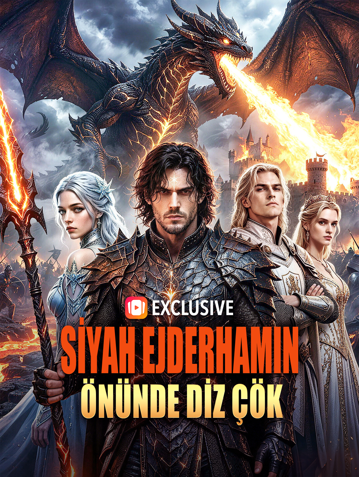 SİYAH EJDERHAMIN ÖNÜNDE DİZ ÇÖK