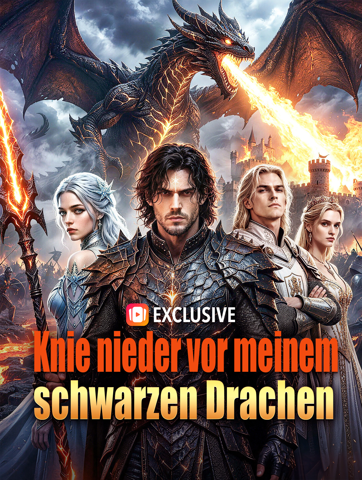 Knie nieder vor meinem schwarzen Drachen