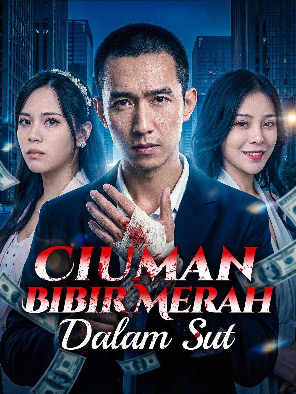 Ciuman Bibir Merah Dalam Sut