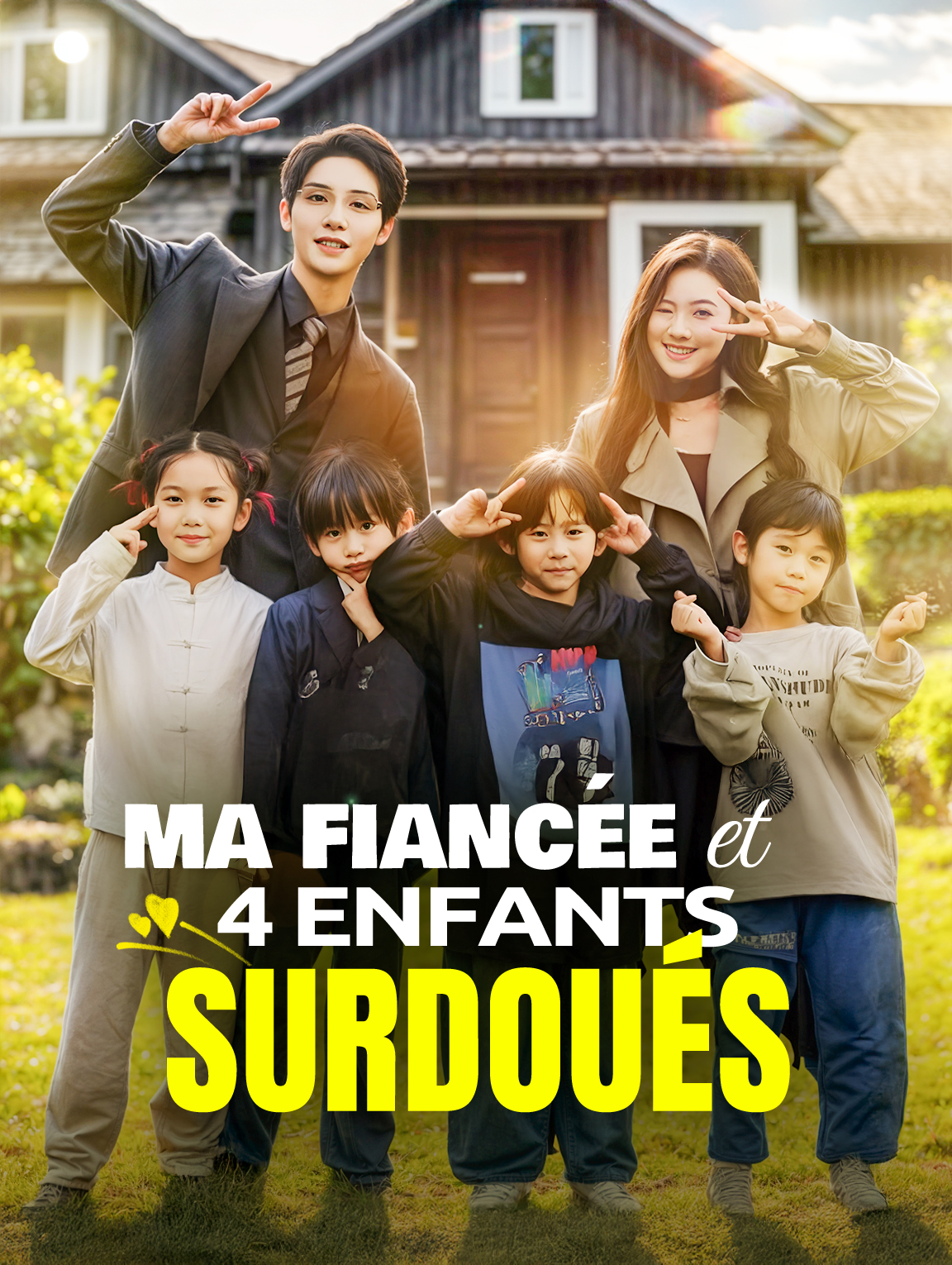 Ma fiancée et 4 enfants surdoués