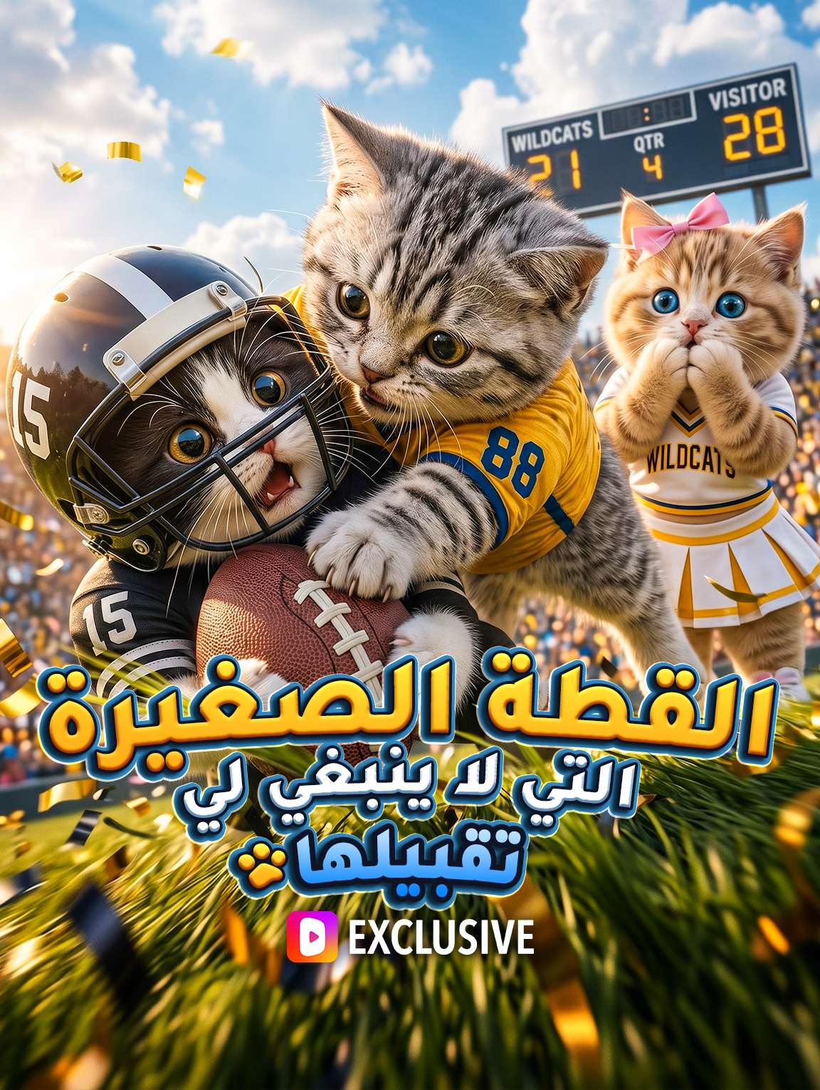 القطة الصغيرة التي لا ينبغي لي تقبيلها