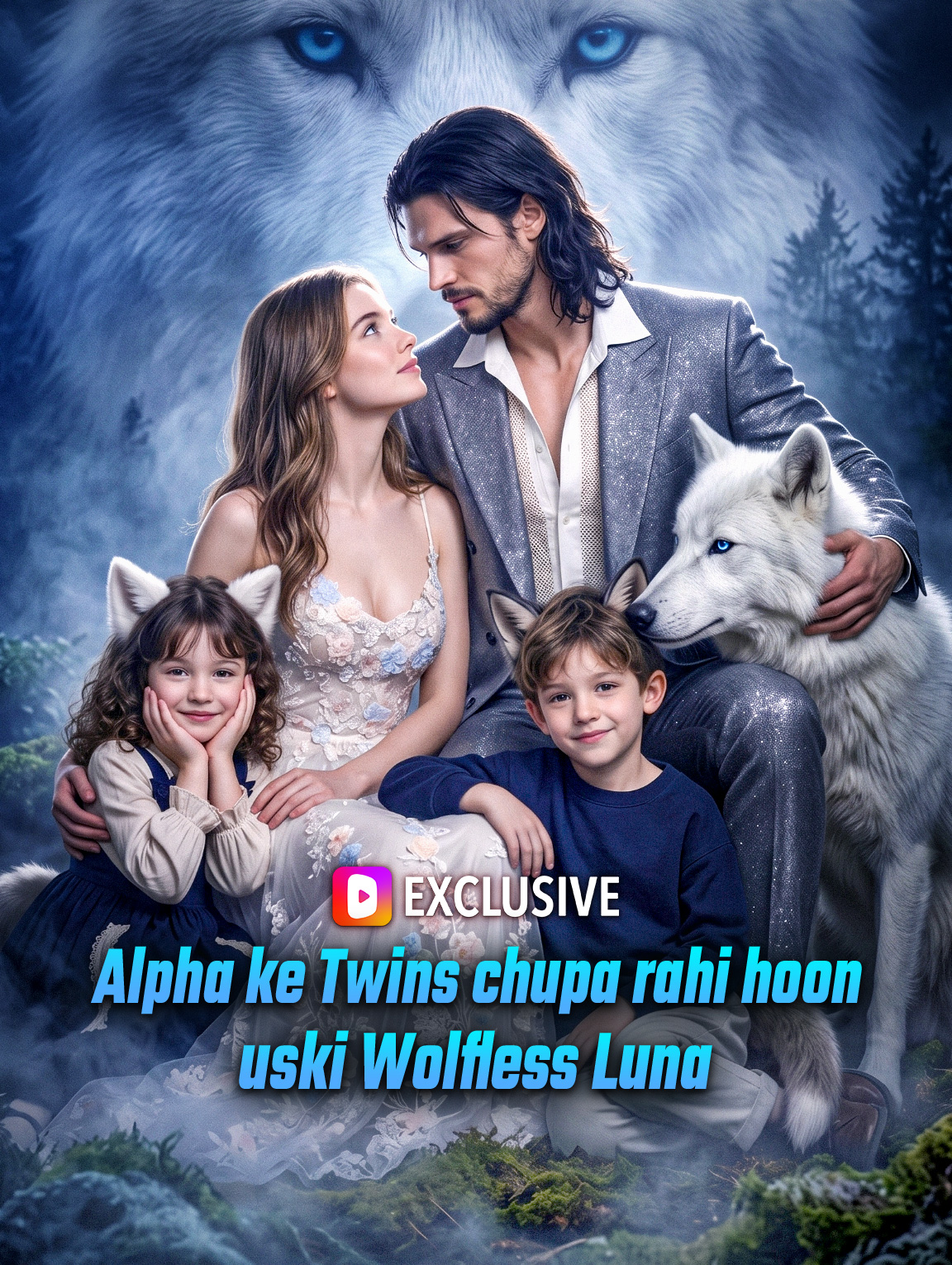 Alpha ke Twins chupa rahi hoon—uski Wolfless Luna