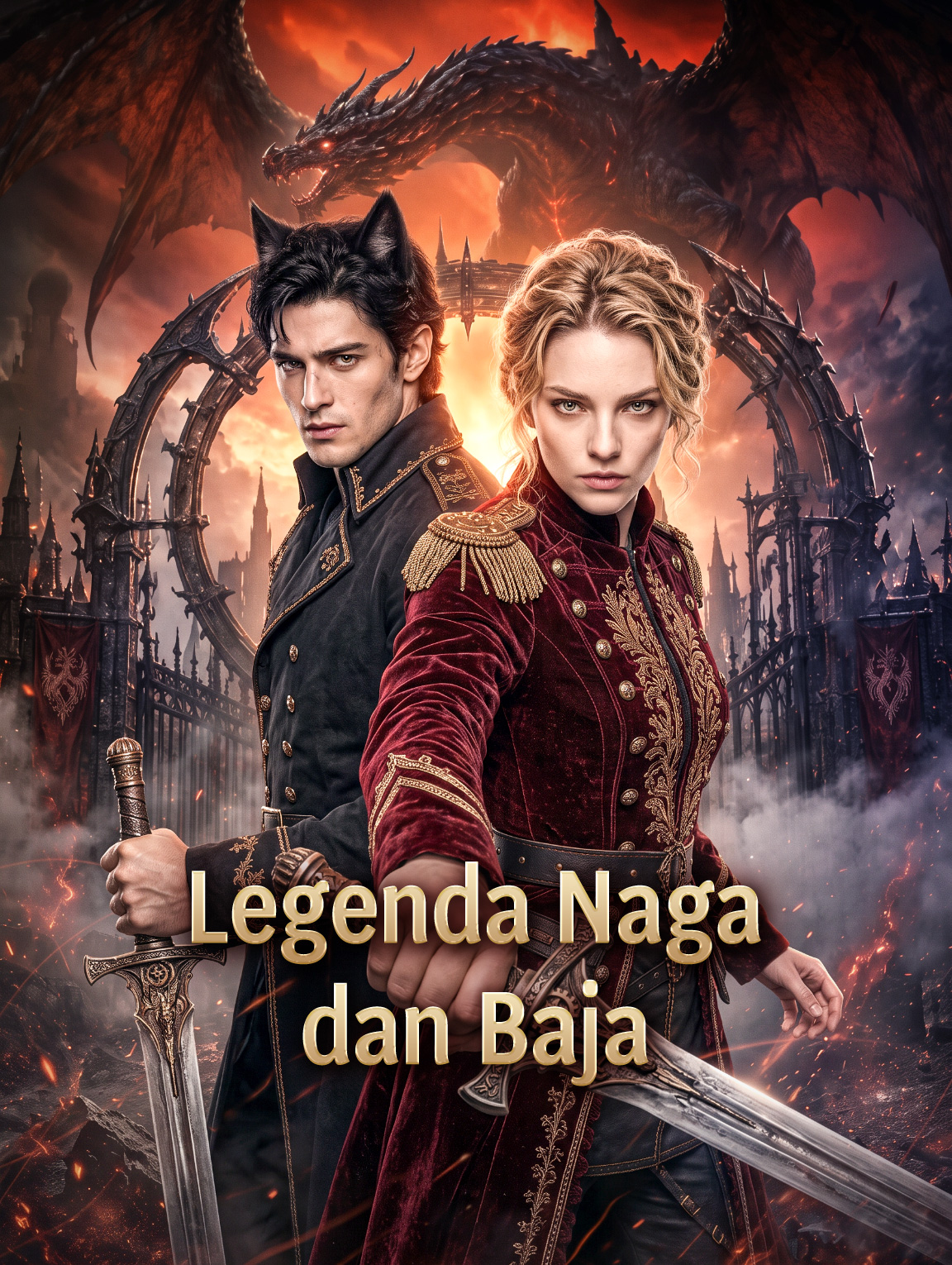 Poster Legenda Naga dan Baja
