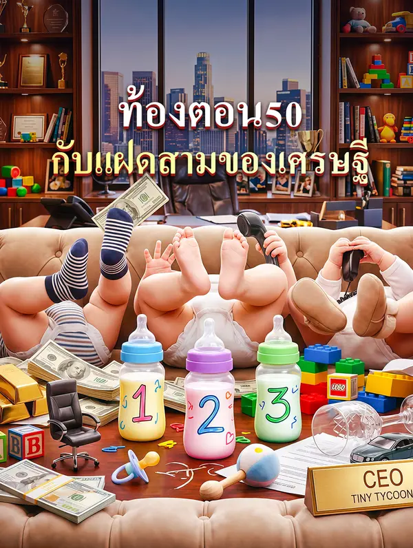 โปสเตอร์ ท้องตอน50 กับแฝดสามของเศรษฐี
