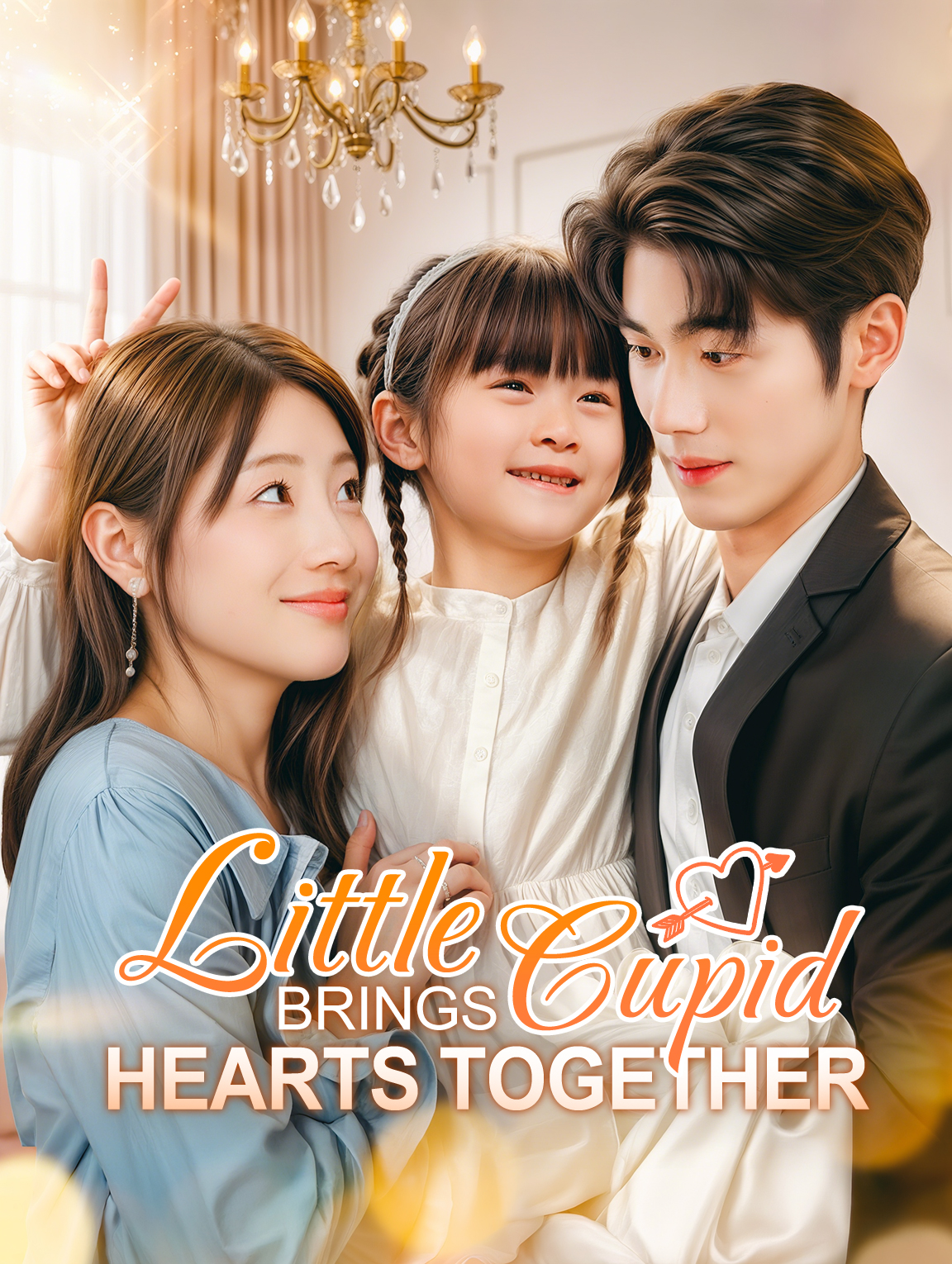 Little Cupid Brings Hearts Together