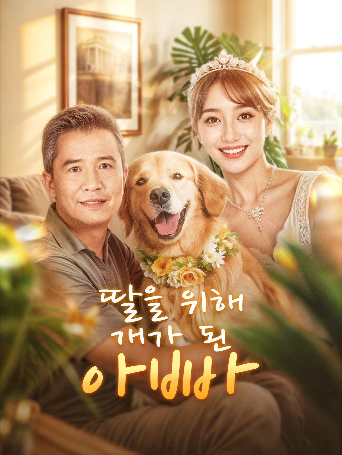 딸을 위해 개가 된 아빠