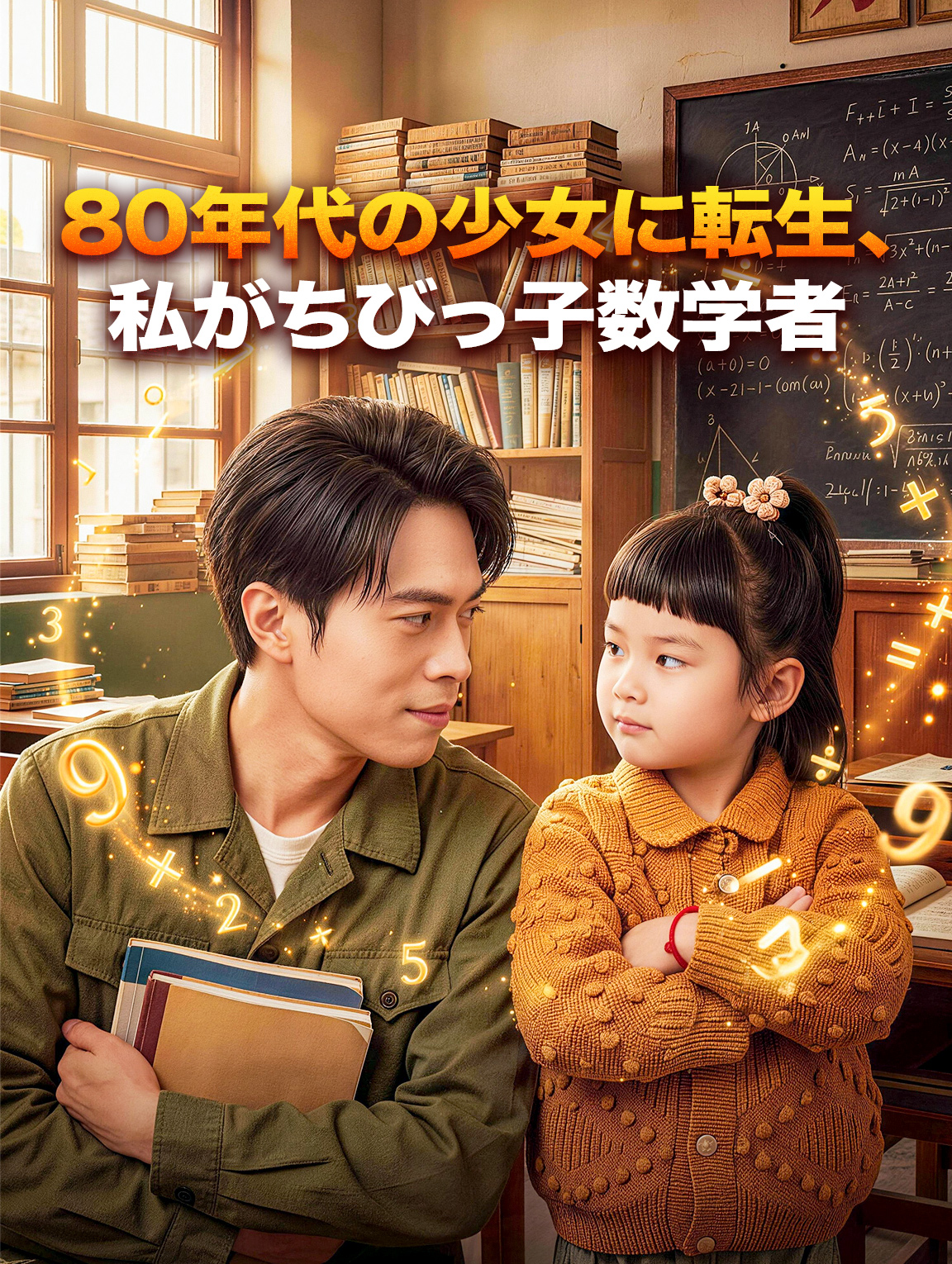 80年代の少女に転生、私がちびっ子数学者