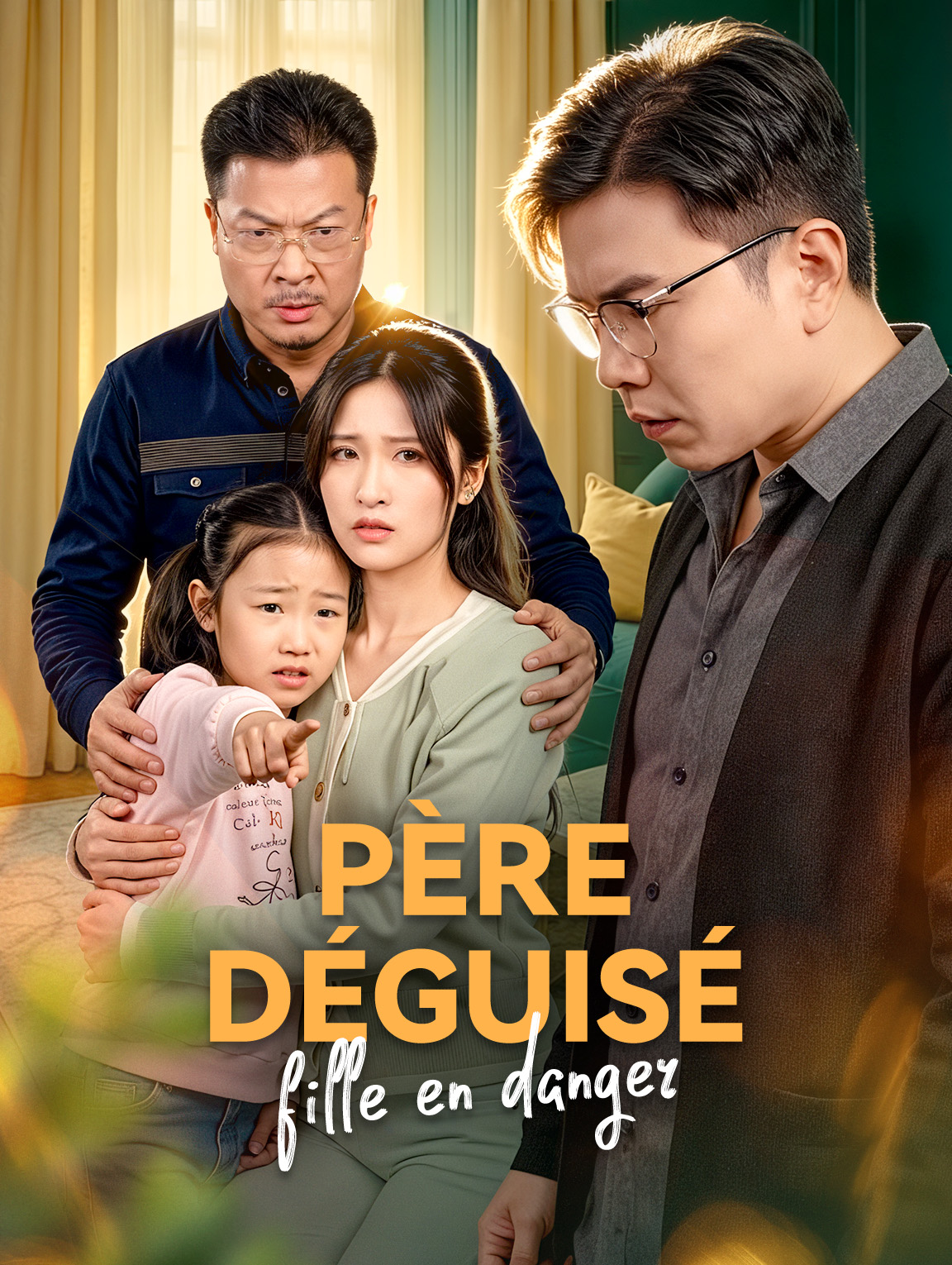 Père déguisé, fille en danger