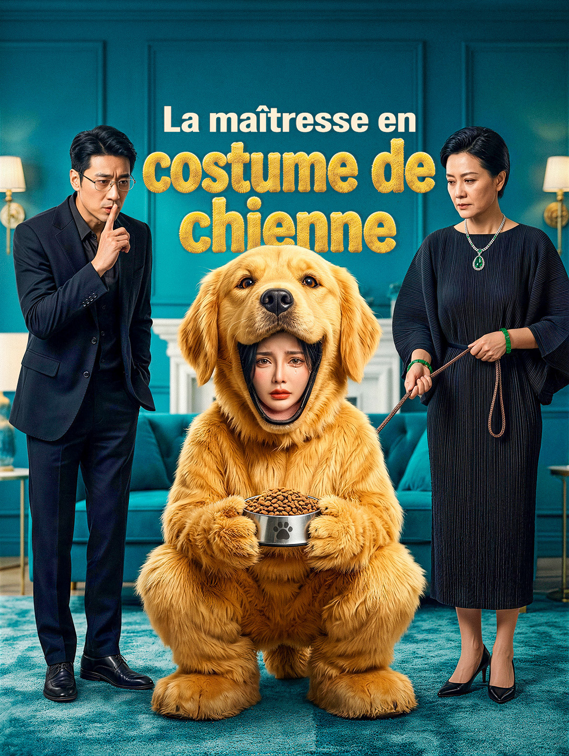 La maîtresse en costume de chienne