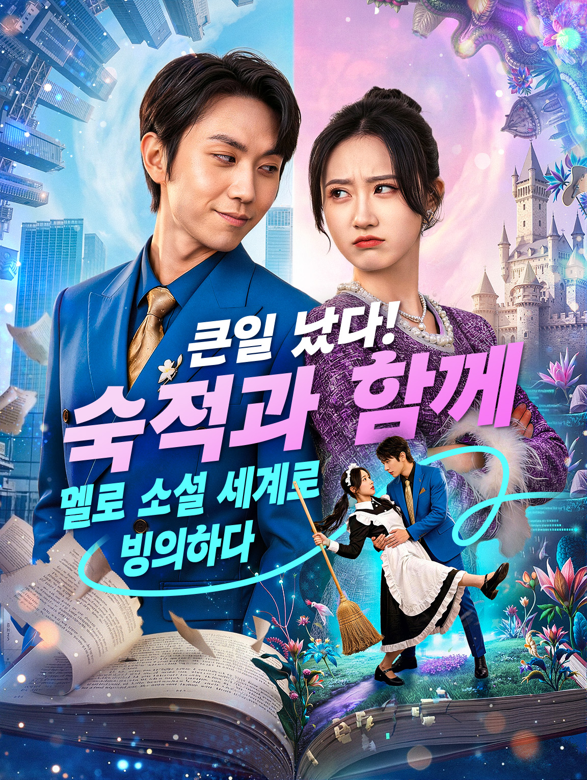 큰일 났다! 숙적과 함께 멜로 소설 세계로 빙의하다